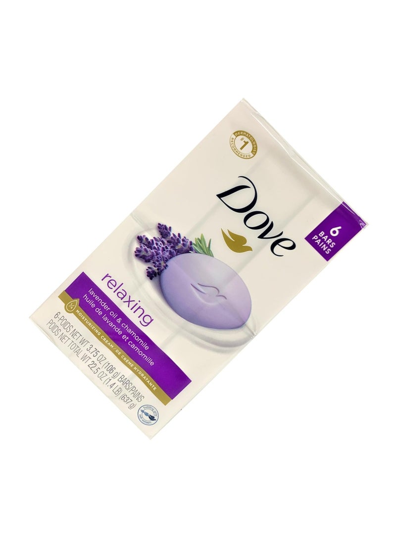Dove Relaxing Lavender Beauty Bar - 4oz (113g) Pack of 6 - Image 3
